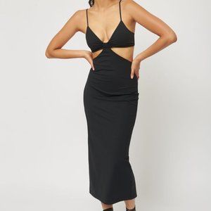 𝅺*nwt* Dynamite Cut-Out Midi Dress